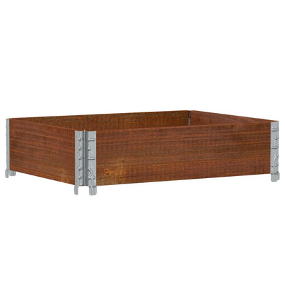 Fioriera da Giardino Marrone 80x60 cm Legno Massello di Pino | homemem39