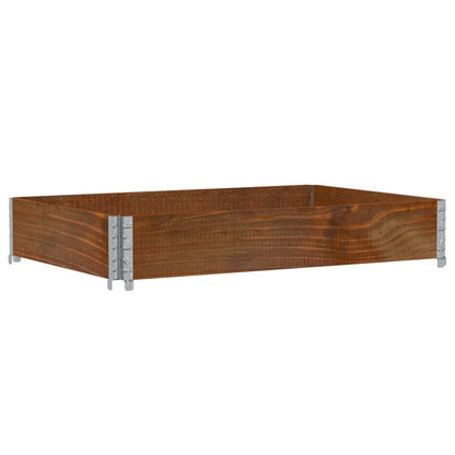Poggiapiedi da Giardino Marrone 120x80cm Legno Massello di Pino | homemem39