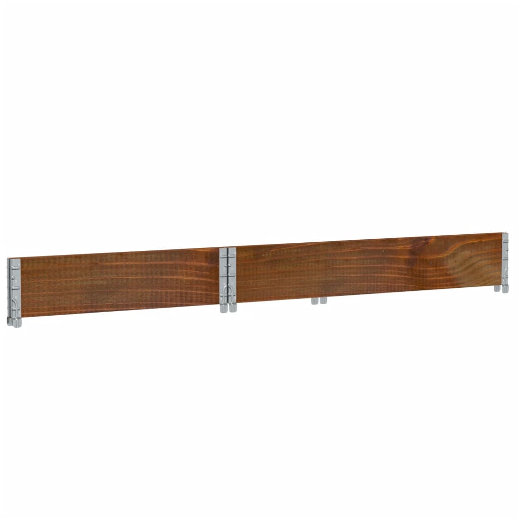Poggiapiedi da Giardino Marrone 120x80cm Legno Massello di Pino | homemem39