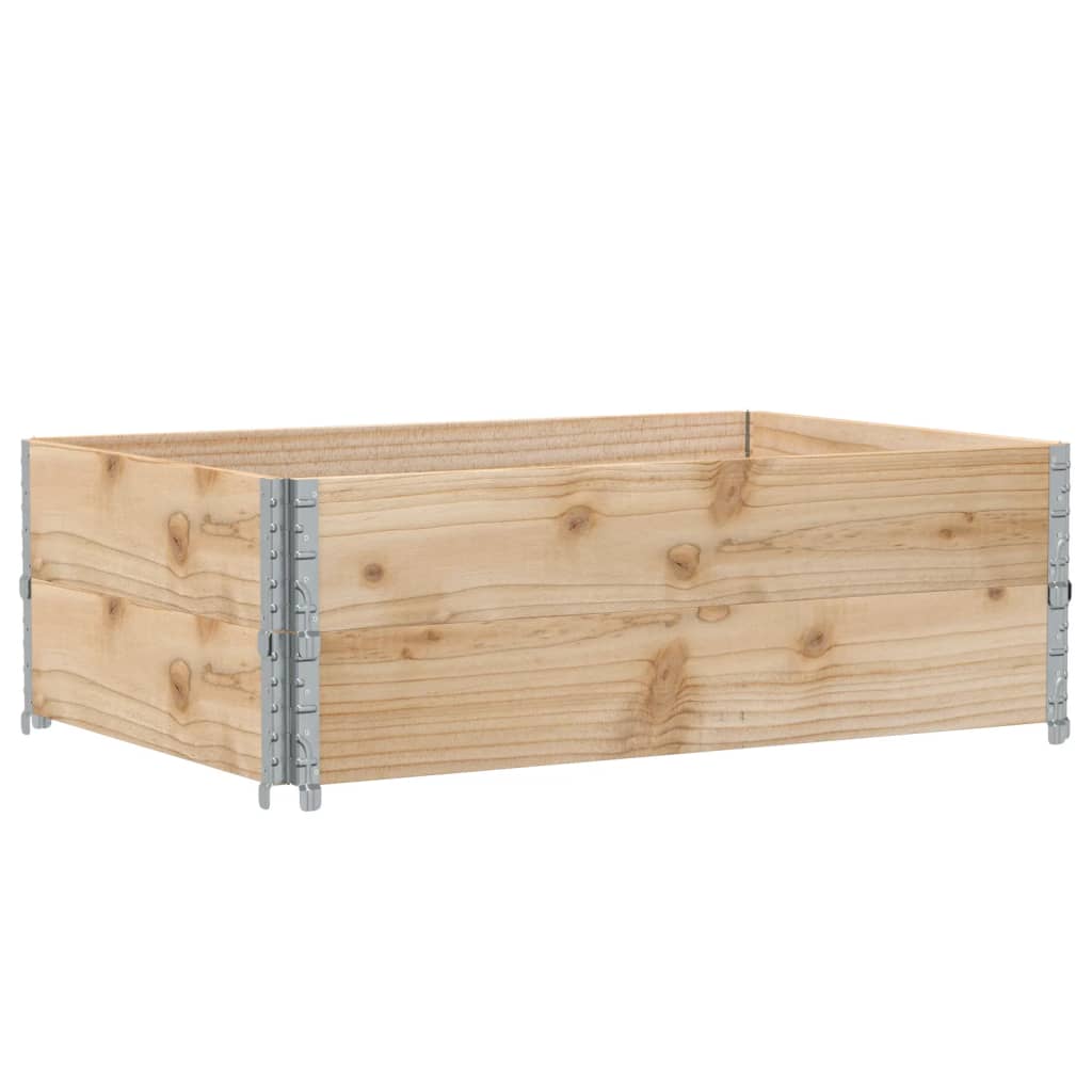 Fioriera da Giardino Marrone 120x80 cm Legno Massello di Pino | homemem39