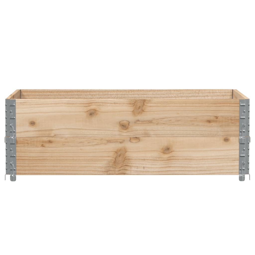 Fioriera da Giardino Marrone 120x80 cm Legno Massello di Pino | homemem39