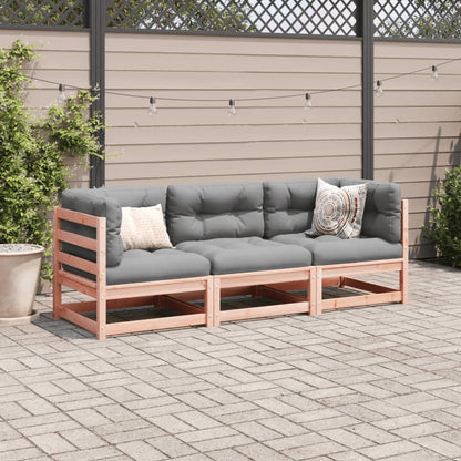 Set Divani da Giardino 3 pz in Legno Massello Abete Douglas | homemem39