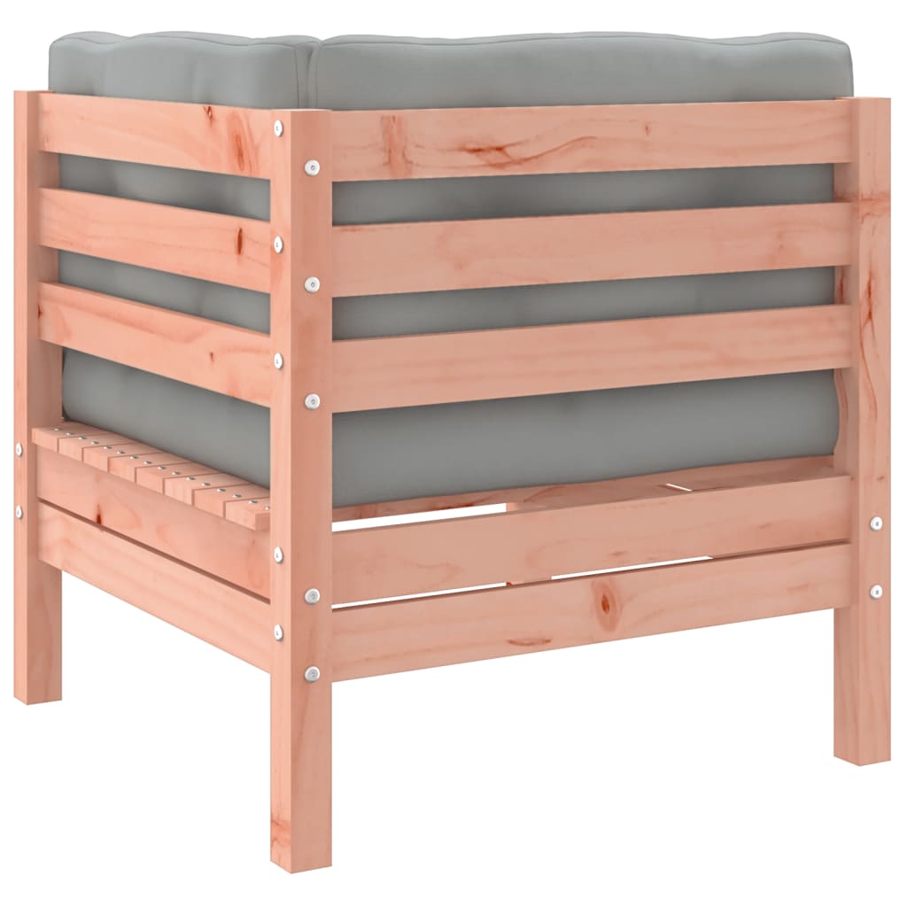 Set Divani Giardino 4 pz Cuscini Legno Massello Abete Douglas | homemem39