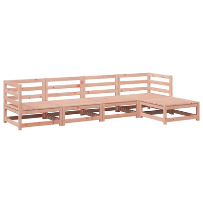 Set Divani da Giardino 5 pz in Legno Massello Abete Douglas | homemem39