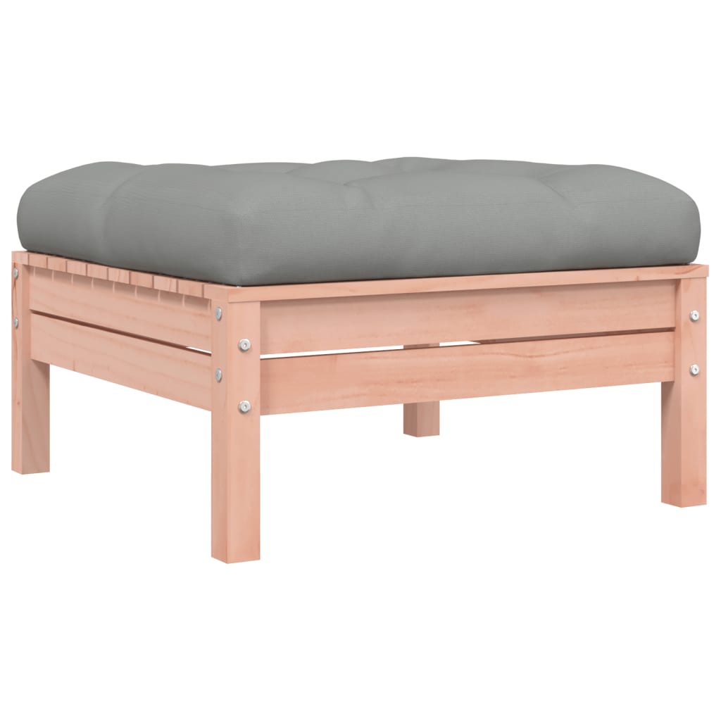 Set Divani Giardino 5 pz Cuscini Legno Massello Abete Douglas | homemem39