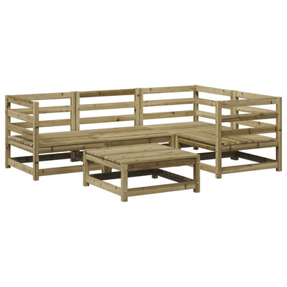 Set Divani da Giardino 5 pz in Legno Impregnato di Pino | homemem39