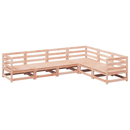 Set Divani da Giardino 6 pz in Legno Massello Abete Douglas | homemem39