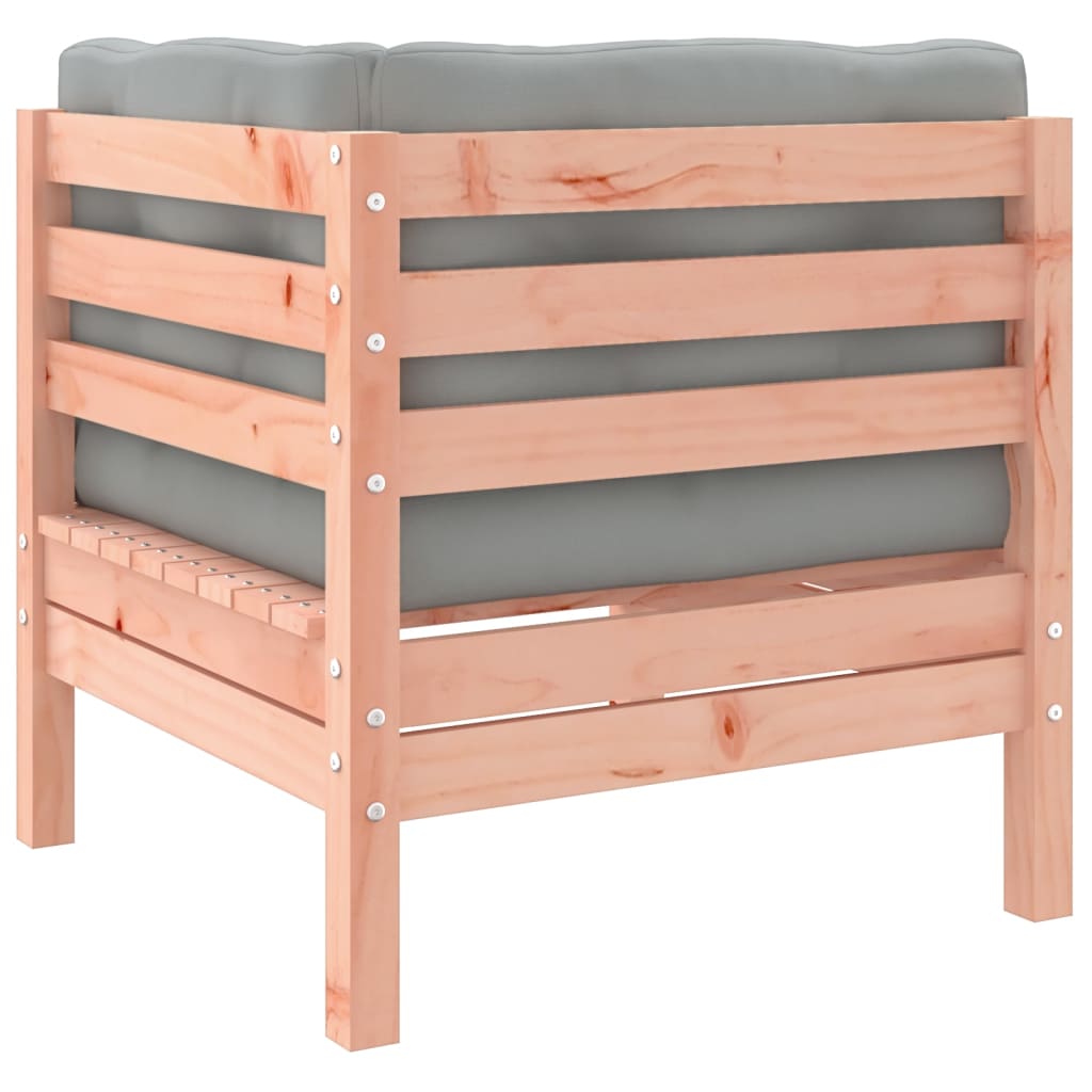 Set Divani Giardino 7 pz Cuscini Legno Massello Abete Douglas | homemem39