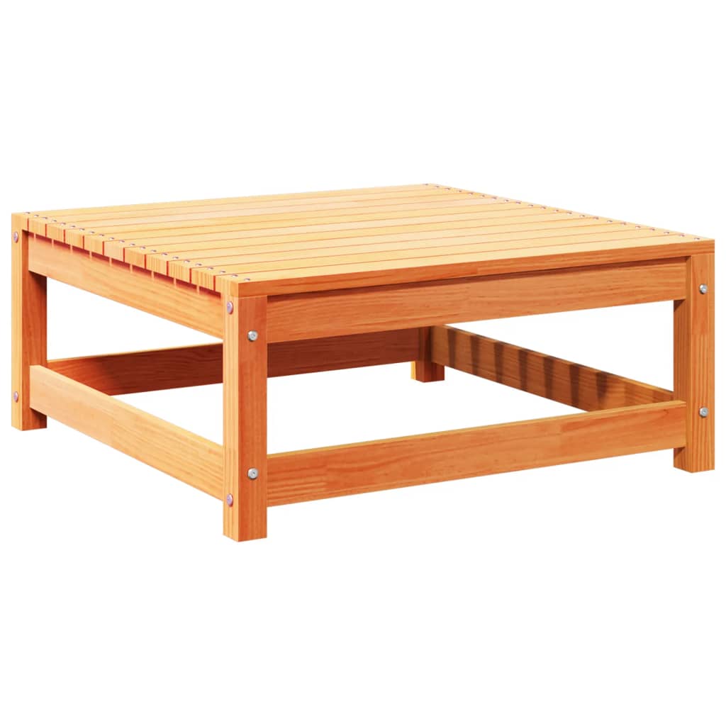 Set Divani Giardino 8 pz con Cuscini Marrone Cera Massello Pino | homemem39