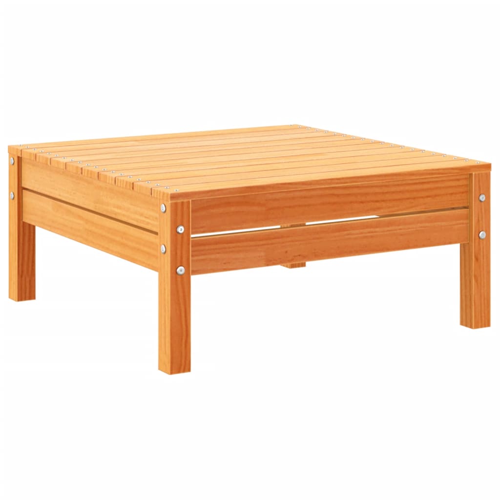 Set Divani Giardino 8 pz con Cuscini Marrone Cera Massello Pino | homemem39