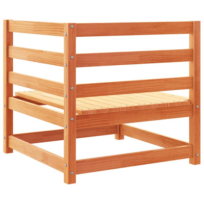 Set Divani da Giardino 11pz Marrone Cera Legno Massello di Pino | homemem39
