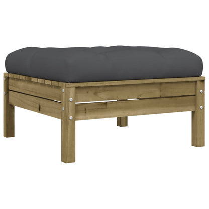 Set Divani da Giardino 6pz con Cuscini Legno Impregnato di Pino | homemem39