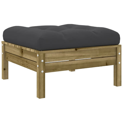 Set Divani da Giardino 6pz con Cuscini Legno Impregnato di Pino | homemem39