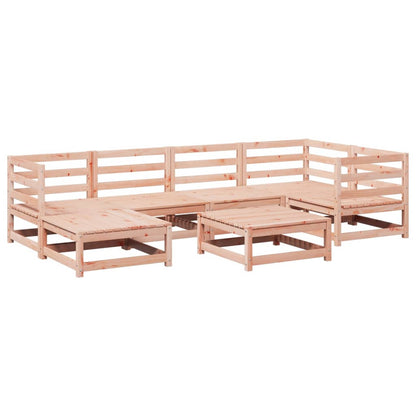 Set Divani da Giardino 7 pz in Legno Massello Abete Douglas | homemem39