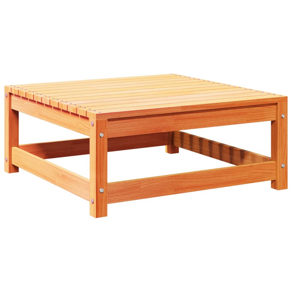 Set Divani Giardino 10pz con Cuscini Marrone Cera Massello Pino - homemem39