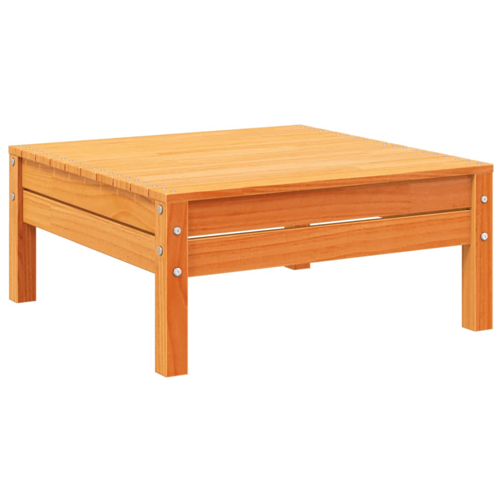 Set Divani Giardino 10pz con Cuscini Marrone Cera Massello Pino | homemem39