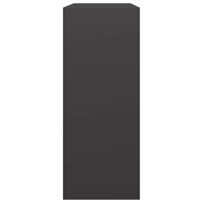 Rastrelliera per Legna da Ardere Nera 100x40x100 cm in Acciaio - homemem39