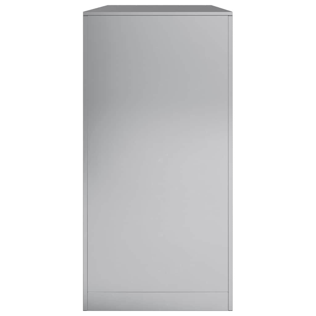 Rastrelliera per Legna da Ardere 100x40x80cm in Acciaio Zincato - homemem39