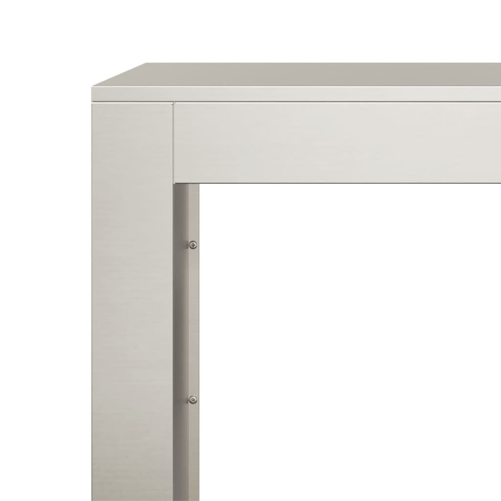 Rack per Legna da Ardere 100x40x80 cm in Acciaio Corten