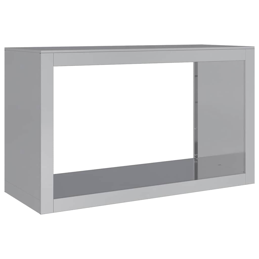 Rastrelliera per Legna 100x40x60 cm in Acciaio Zincato - homemem39