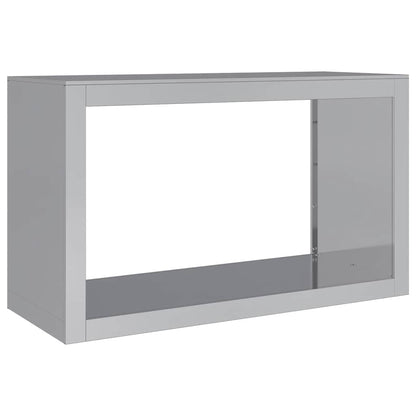 Rastrelliera per Legna 100x40x60 cm in Acciaio Zincato - homemem39