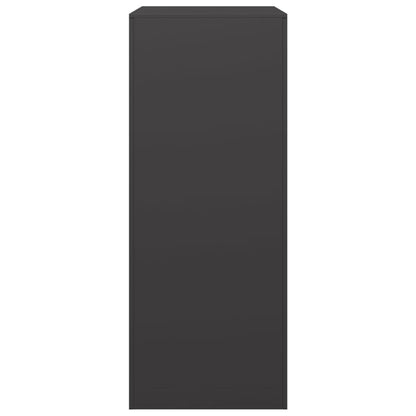 Rastrelliera per Legna da Ardere Nera 60x40x100 cm in Acciaio - homemem39