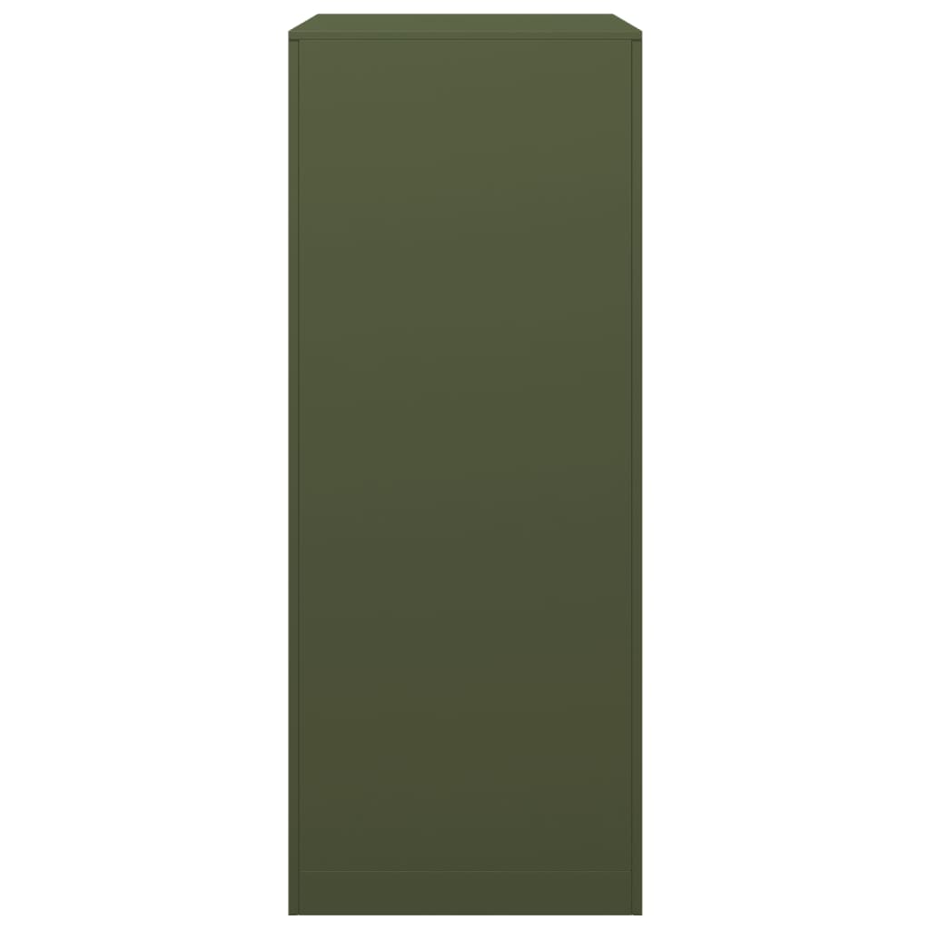 Rastrelliera per Legna da Ardere Verde 60x40x100 cm in Acciaio - homemem39