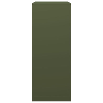 Rastrelliera per Legna da Ardere Verde 60x40x100 cm in Acciaio - homemem39