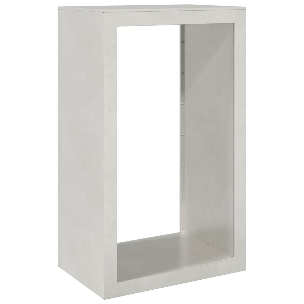 Rastrelliera per Legna da Ardere 60x40x100 cm in Acciaio Inox - homemem39