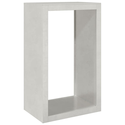 Rastrelliera per Legna da Ardere 60x40x100 cm in Acciaio Inox - homemem39