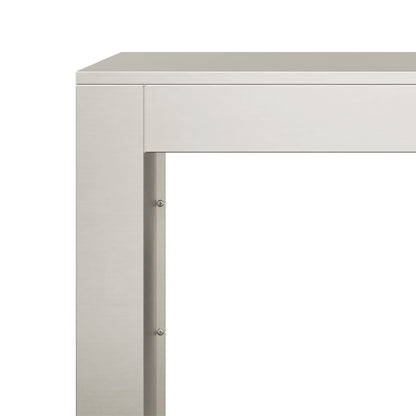 Rack per Legna da Ardere 60x40x100 cm in Acciaio Corten - homemem39