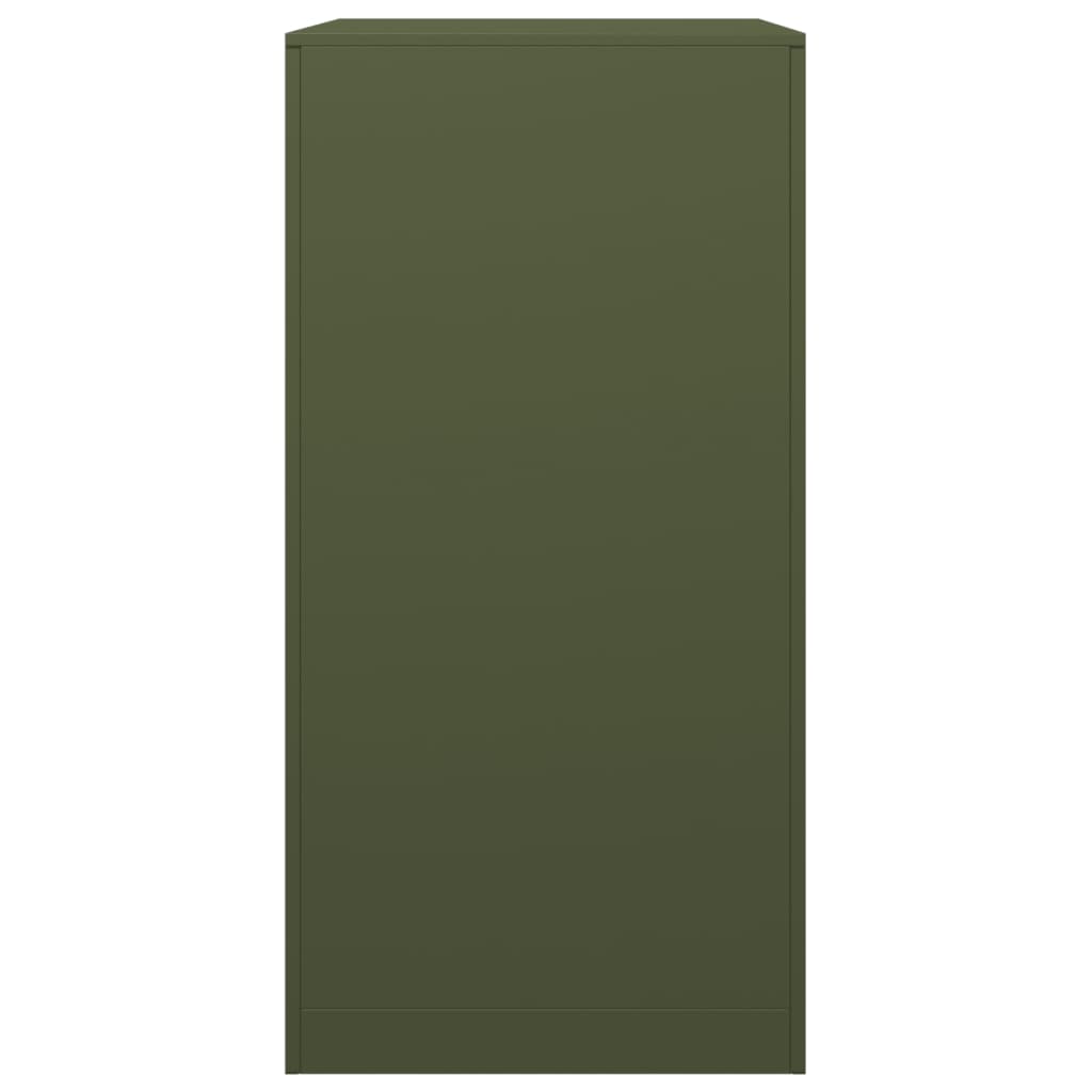 Rastrelliera per Legna da Ardere Verde 60x40x80 cm in Acciaio - homemem39