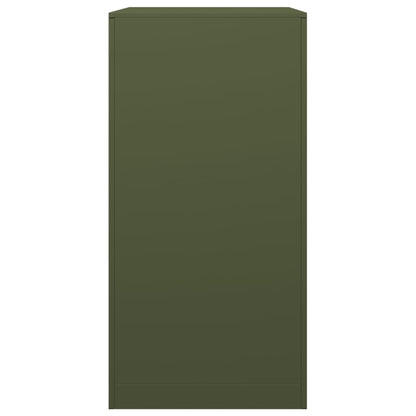 Rastrelliera per Legna da Ardere Verde 60x40x80 cm in Acciaio - homemem39