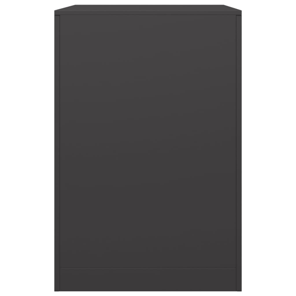 Rastrelliera per Legna da Ardere Nera 60x40x60 cm in Acciaio - homemem39