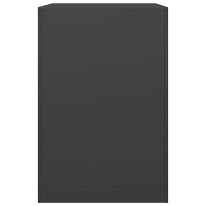 Rastrelliera per Legna da Ardere Nera 60x40x60 cm in Acciaio - homemem39