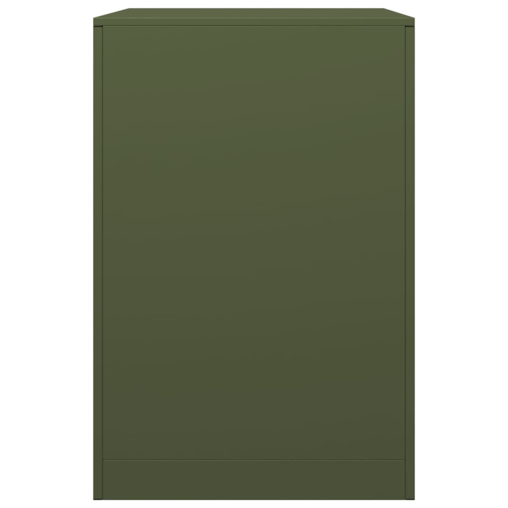 Rastrelliera per Legna da Ardere Verde 60x40x60 cm in Acciaio - homemem39