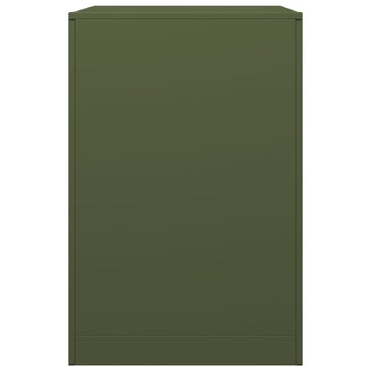 Rastrelliera per Legna da Ardere Verde 60x40x60 cm in Acciaio - homemem39