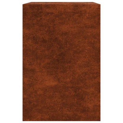 Portalegna 60x40x60 cm in Acciaio Corten