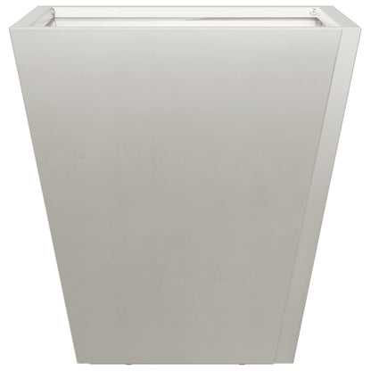 Fioriere da Giardino 2 pz 30x30x30 cm in Acciaio Zincato