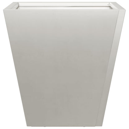Fioriere da Giardino 2 pz 30x30x30 cm in Acciaio Zincato