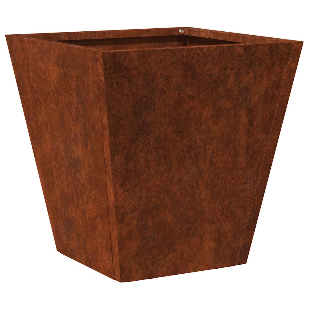 Fioriere da Giardino 2 pz 30x30x30 cm in Acciaio Corten