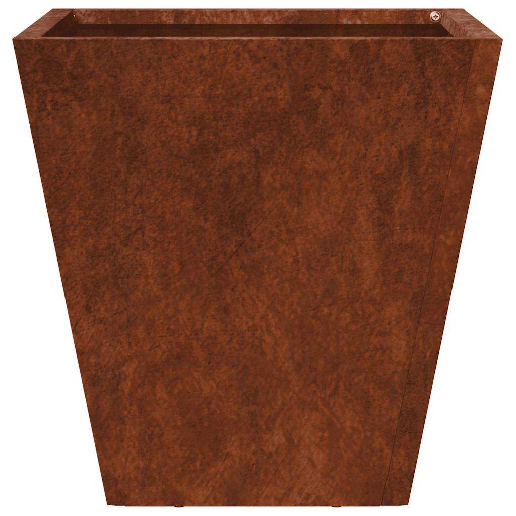 Fioriere da Giardino 2 pz 30x30x30 cm in Acciaio Corten