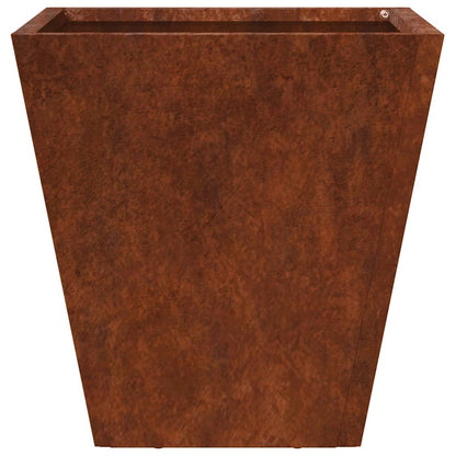 Fioriere da Giardino 2 pz 30x30x30 cm in Acciaio Corten