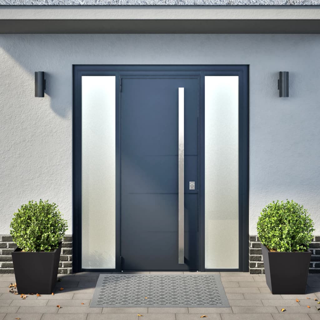 Fioriere da Giardino 2 pz Nere 40x40x40 cm in Acciaio | homemem39