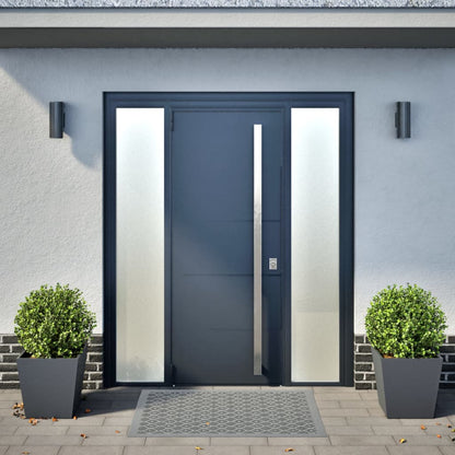 Fioriere da Giardino 2 pz Antracite 40x40x40 cm in Acciaio - homemem39