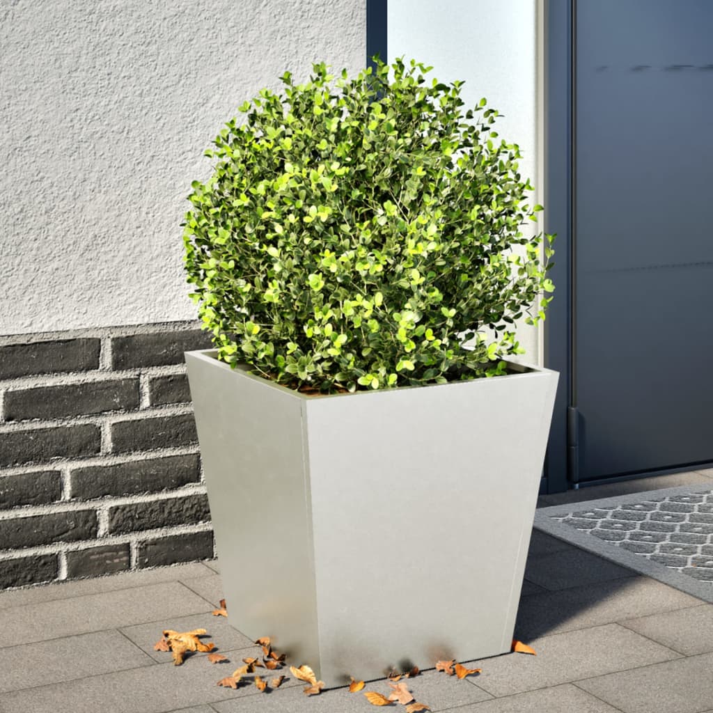 Fioriera da Giardino 40x40x40 cm in Acciaio Inox | homemem39