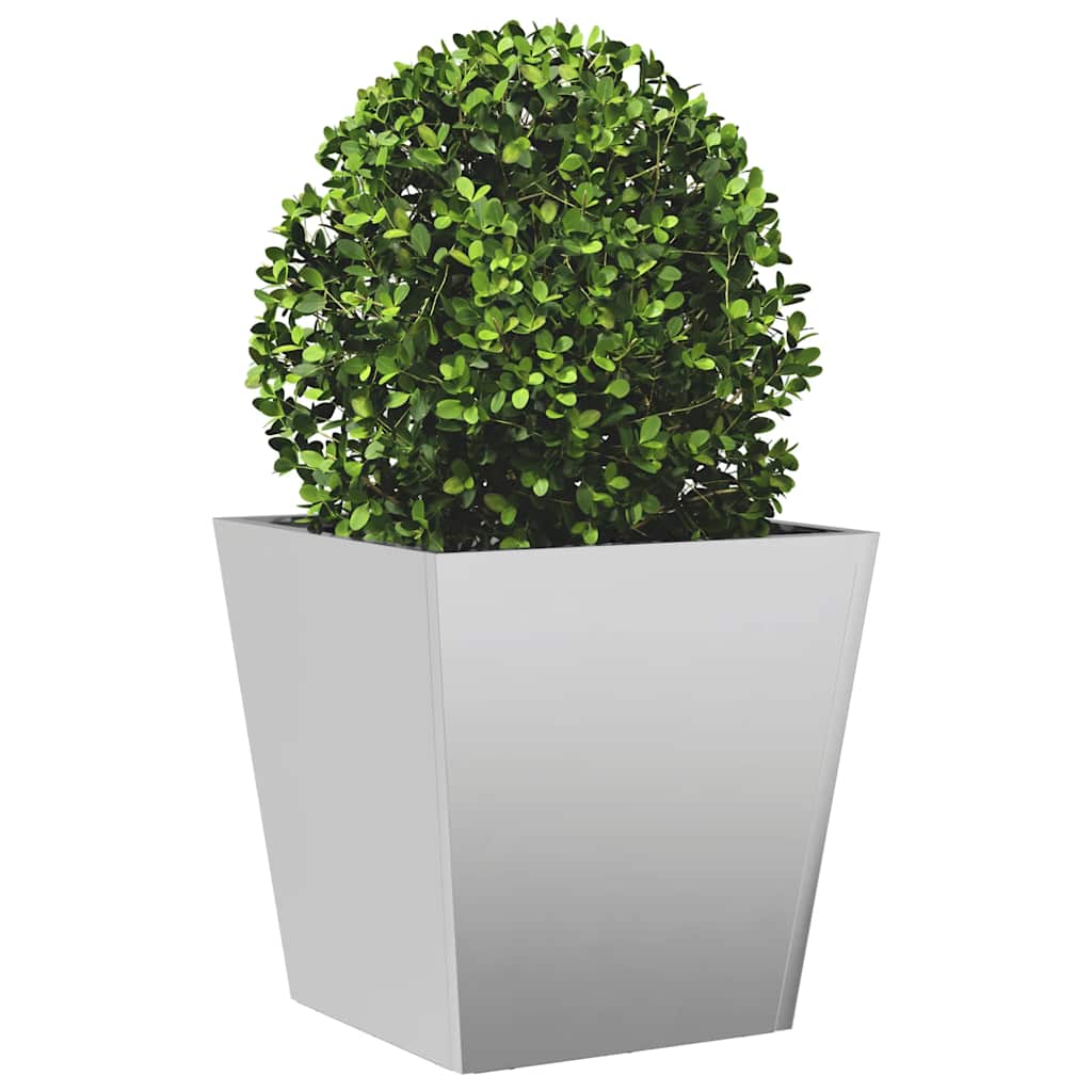 Fioriera da Giardino 40x40x40 cm in Acciaio Zincato