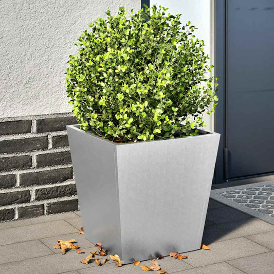 Fioriere da Giardino 2 pz 40x40x40 cm in Acciaio Zincato | homemem39