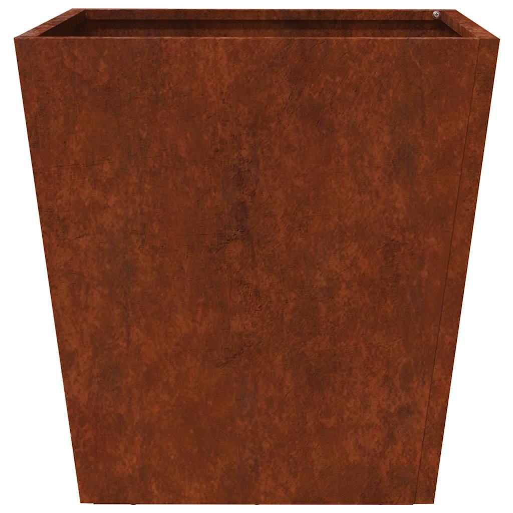 Fioriere da Giardino 2 pz 40x40x40 cm in Acciaio Corten