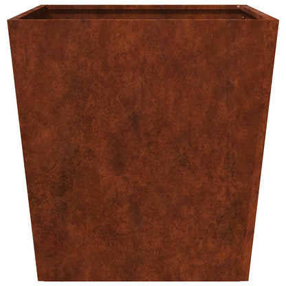 Fioriere da Giardino 2 pz 50x50x50 cm in Acciaio Corten
